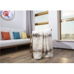 Midweight Plush Faux Fur Blanket Machine Wash Dry Snow Leopard Lynx Exotic