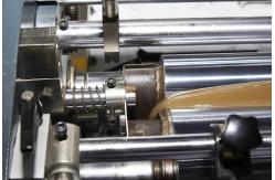 China Rigid box making machine with dual box wrapping part jewellery box making machine supplier