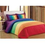 Rainbow Energetic Bedding Duvet Cover 4pcs Set Polyester Cotton Bedding Set for sale
