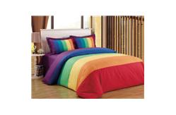 China Rainbow Energetic Bedding Duvet Cover 4pcs Set Polyester Cotton Bedding Set supplier
