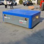 Battery Operated Material Transfer Trolley , 3 Tons Wireless Electric Flat Car