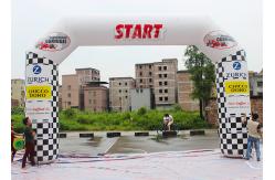 China Outdoor Custom Inflatable Arch PLD - SA With Lighting System / Banners supplier