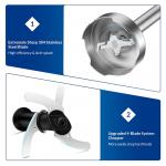 800 Watt Immersion Stick Blender Multifunction Easy Clean Dishwasher Safe