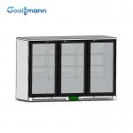 LED Control Beverage Cooler Fridge , Hinged Door Cold Drink Fridge for sale