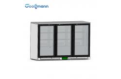 China LED Control Beverage Cooler Fridge , Hinged Door Cold Drink Fridge supplier