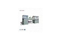 China Plastic Bottle Carton Case Packer With Drop Down Free Down System supplier