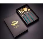 Flatware Dinnerware Packaging Boxes With 410 Stainless Steel Spoon And Fork for sale