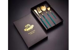 China Flatware Dinnerware Packaging Boxes With 410 Stainless Steel Spoon And Fork supplier