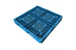 China Custom SGS Nestable Plastic Pallet Four Way Plastic Forklift Crates supplier