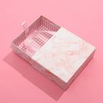Custom Eco Friendly Offset Printed Slide Drawer Rigid Packaging Box with Ribbon
