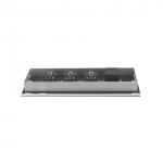 Sliding Brush Aluminum Tabletop Power Socket For Conference Room