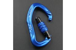 China Aluminum Climbing Carabiner With Screw Locking Climbing Carabiner supplier