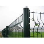 Galvanized 100x300mm Curved V Mesh Security Fencing for sale