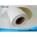 Waterproof Blank White Digital Print Inkjet Cotton Canvas For Inkjet Printers for sale