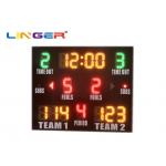 MultiFunction Waterproof IP65 Led Basketball Scoreboard Non Reflective