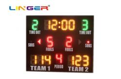 China MultiFunction Waterproof IP65 Led Basketball Scoreboard Non Reflective supplier