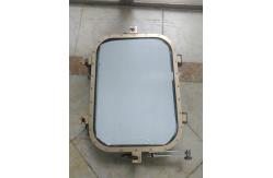 China Rectangular Welding Aluminum Marine Windows 600×850mm supplier