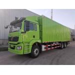 Green 6x4 Van Cargo Truck SHACMAN H3000 Big Cargo Truck 340Hp For Delivery for sale