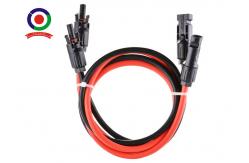 China 30feet 4mm2 Solar Panel Extension Cable Wire Female & Male IP65 With Connector supplier