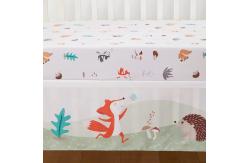 China 3 Piece Soft Crib Bedding Set Baby Crib Sets With Cartoon Style supplier