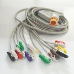 12 Pin 10 Leads Grabber IEC DIXTAL EP12PIN EKG Cable for sale