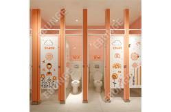 China Support Customized Design Options Toilet Cubicle for Restroom Dividers supplier