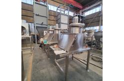China Starch Flour Bag Dump Station With Vibration Screener System For Discharging Unloading supplier