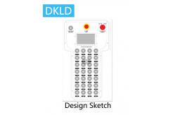 China 28 button wireless remote control with LCD screen supplier