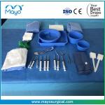 Blue Surgical Cardiovascular Drape Sterile Angiography Drape Set for sale