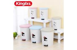 China 11 Liter Waste Plastic Pedal Plastic Dustbin With Foot Pedal supplier