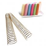 SGS ID 6.4-50mm Metal Spiral Binding For Desk Calendar Notebook for sale