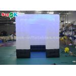 Portable Photo Booth Black Bottom Anti - Dirty Inflatable Photo Booth One Door For Bar for sale