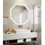 Backlit Makeup Illuminated Hotel Wall Customized Size Led Bathroom Mirror with Light for sale