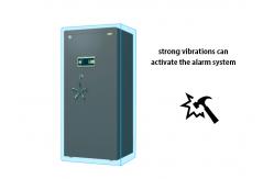 China Double Alarm Solid Steel Jewelry Watch Winder Safes With 7 Open Ways supplier