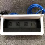Custom Plastic USB 3.0 Desktop Power Socket US Standard For Residential for sale