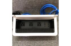 China Custom Plastic USB 3.0 Desktop Power Socket US Standard For Residential supplier