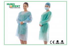 China OEM Antibacterial Disposable Medical PP PE Isolation Gown supplier