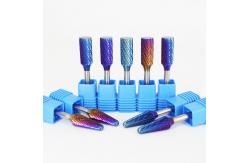 China Otary Burrs For Metal Taper Shanpe With Radius Carbide Deburring Bits supplier