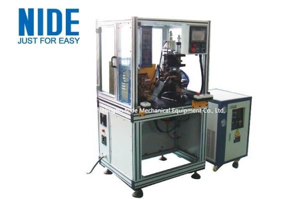 Touch Screen Commutator Fusing Machine , Hot Stacking Machine With Miyachi Power