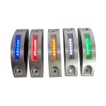 High Reflection Semi-circle Solar Road Stud for Highway Made of Aluminium PC Material for sale