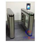 One Way Entry Gates Facial Recognition Turnstile DC24V Brush Motor With Multi Function for sale