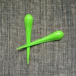 Eco-Friendly Biodegradable Spoon Fork Knife for Ice Cream Green PP Material 20.3cm Length for sale