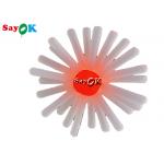 Giant Inflatable Hanging Flower With LED Lights Multi Color Wedding Decoration for sale