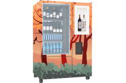 China Whiskey Multiple Payment Glass Bottle Vending Machine With Conveyor Elevator supplier