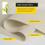 Coarse Grain Series for Outdoor Sunshade Fabric for Window 5% Openness Sunscreen Fabric for Roller Shade for sale