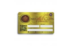 China M1 IC Double Face Print PVC Membership Card Dual Sided Rectangular Shape supplier