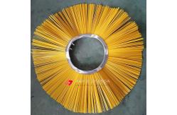 China 165x550mm Wafer Brushes For Bobcat Road Sweeper Brush Replace supplier