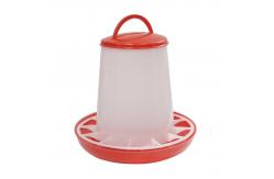 China Circular PE 12kg Goose Poultry Feeder Drinker supplier