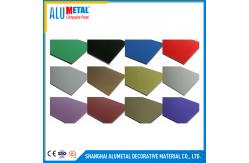 China Alumetal ACP PVDF Aluminium Composite Panel Anti Static Fireproof supplier