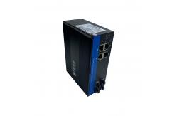 China 8 Port Gigabit Fiber Switch Industrial Network SFP Unmanaged CE IP40 Rated supplier